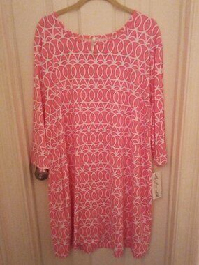 LuLu-B 3/4 Sleeve Travel Dress - 3X - NWT
